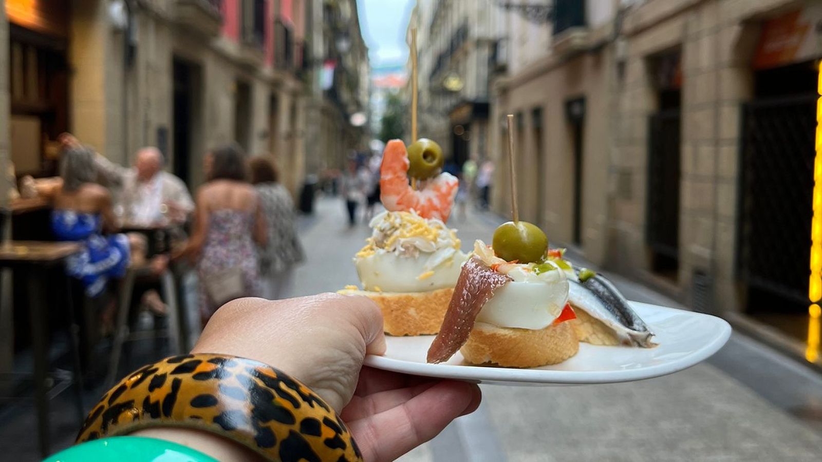 Pintxos vascos en el casco viejo
