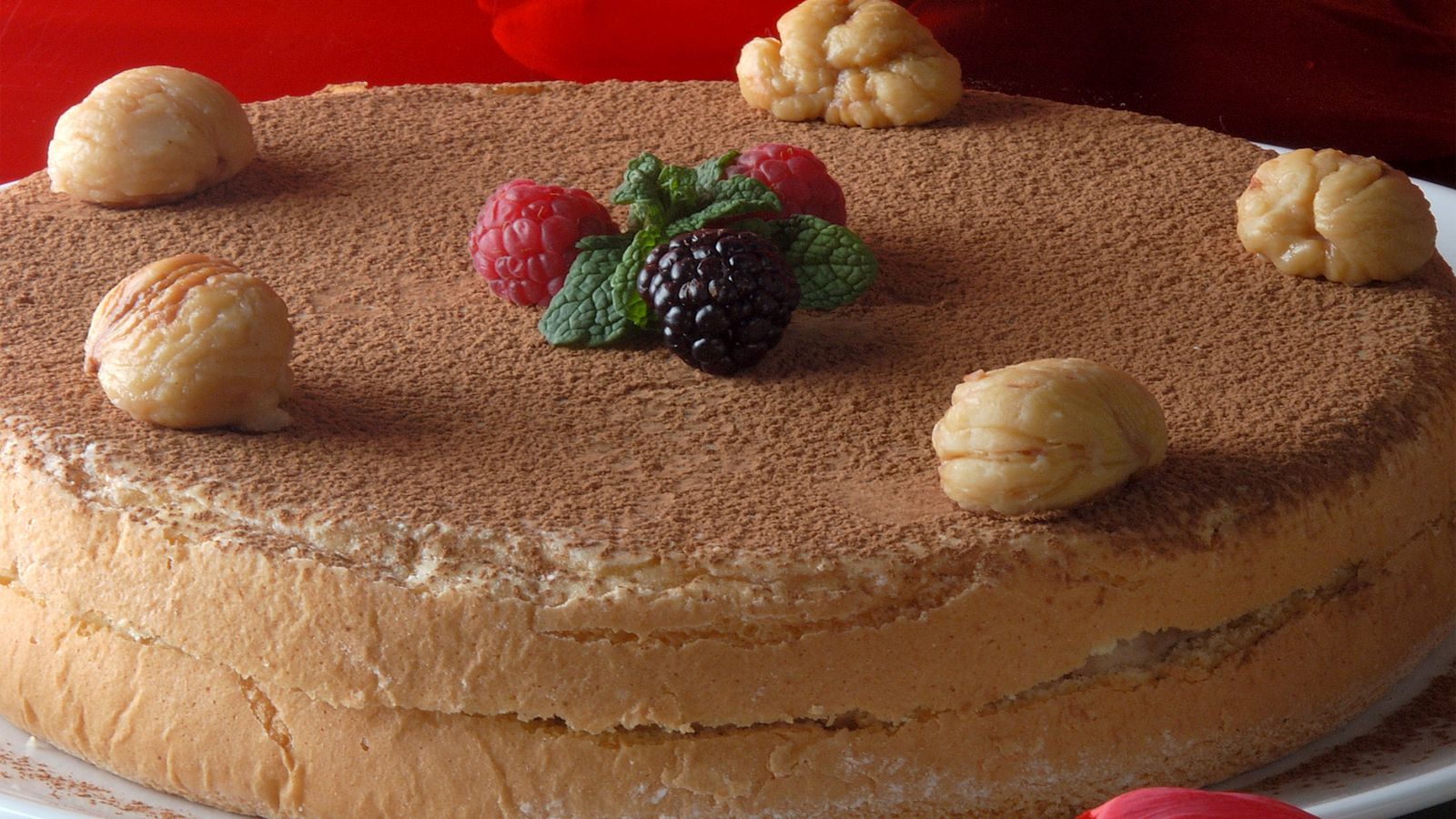Receta de tarta de castañas de Eva Arguiñano Receta de tarta de castañas de Eva Arguiñano