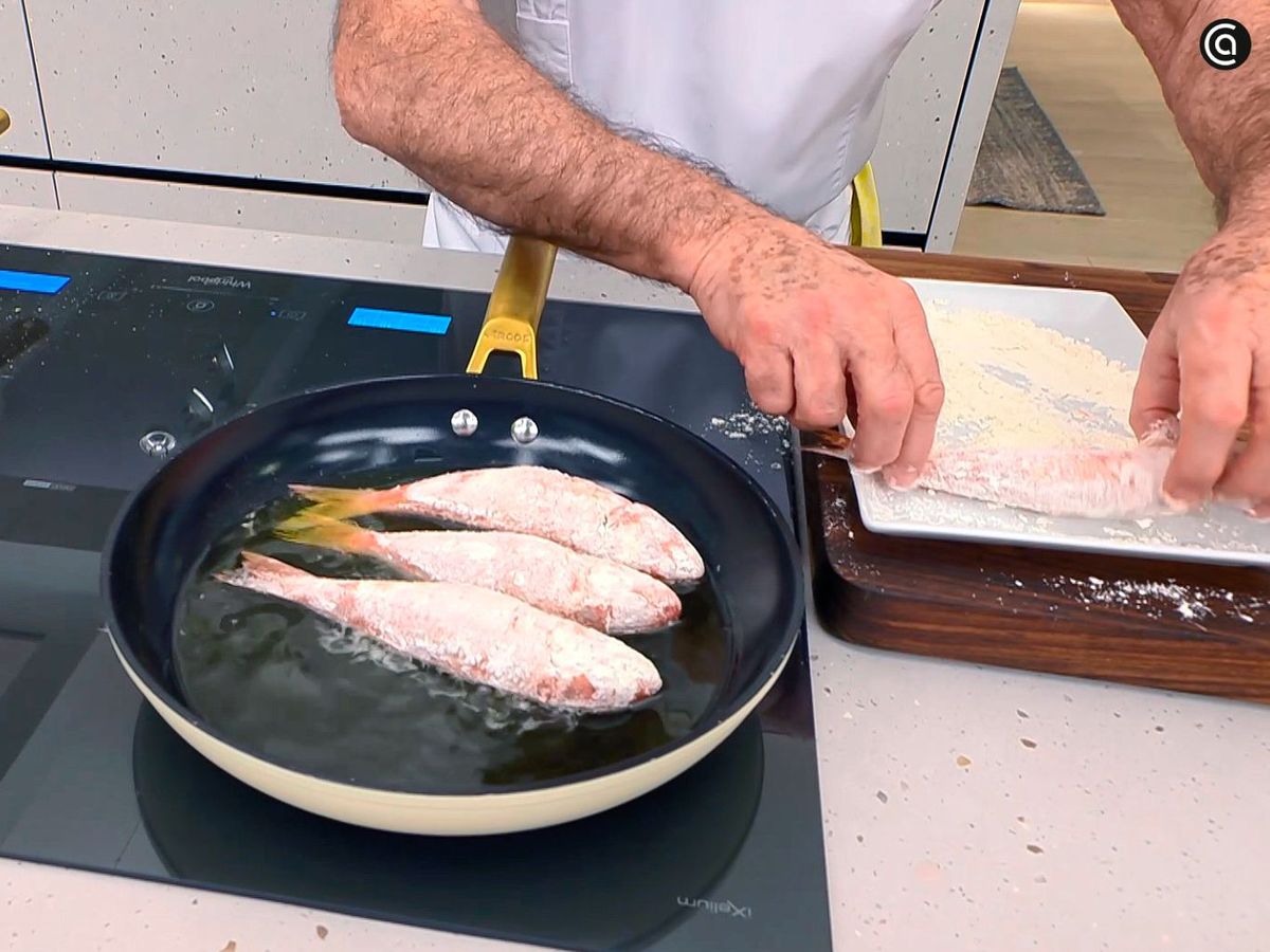 Fríe los salmonetes