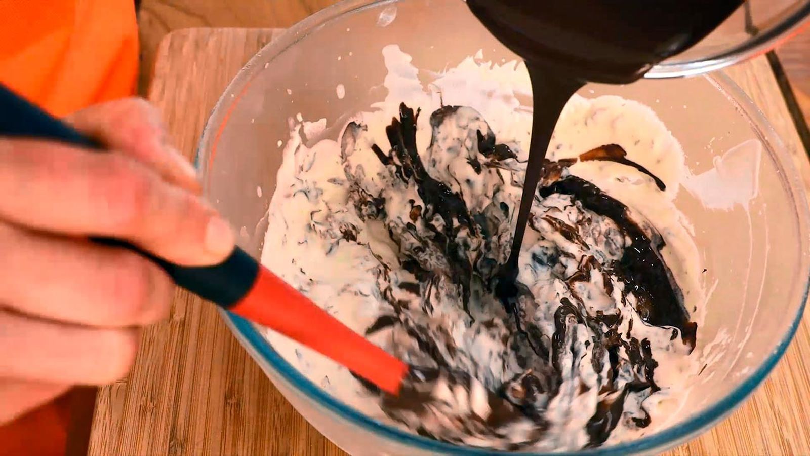Receta de helado stracciatella  paso 2