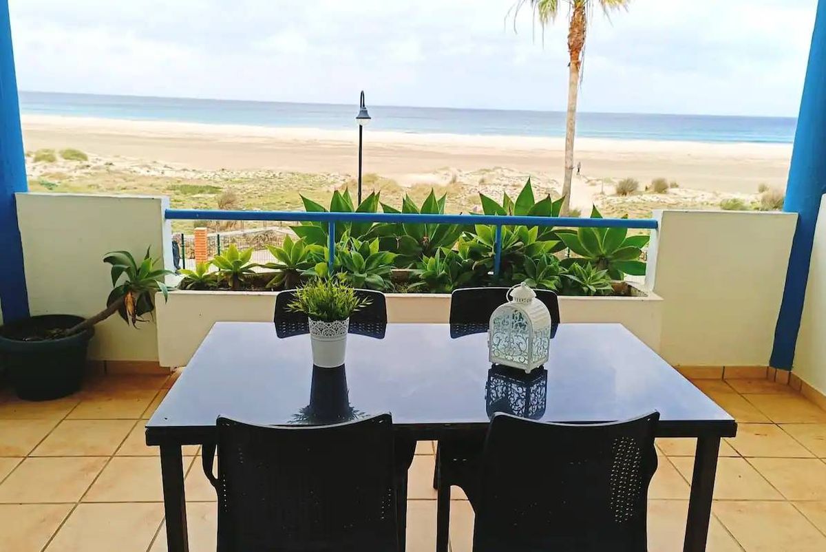 Apartamentos admiten mascotas primera linea playa Tarifa Cadiz