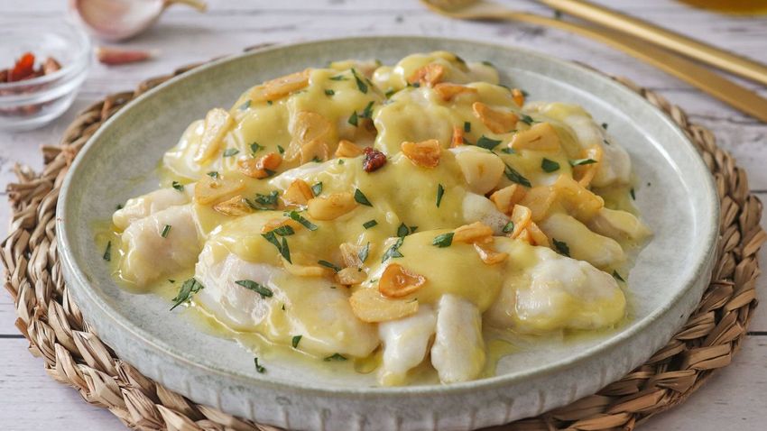 Cocochas de bacalao al pil pil