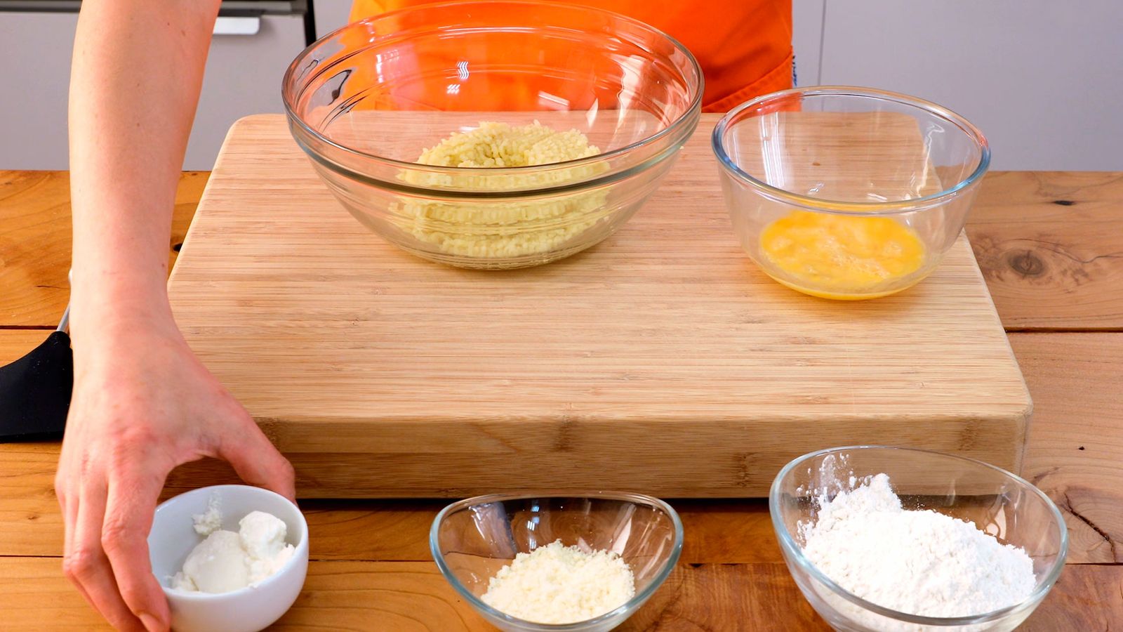 Receta de ñoquis de patata caseros Paso 3 Receta de ñoquis de patata caseros Paso 3