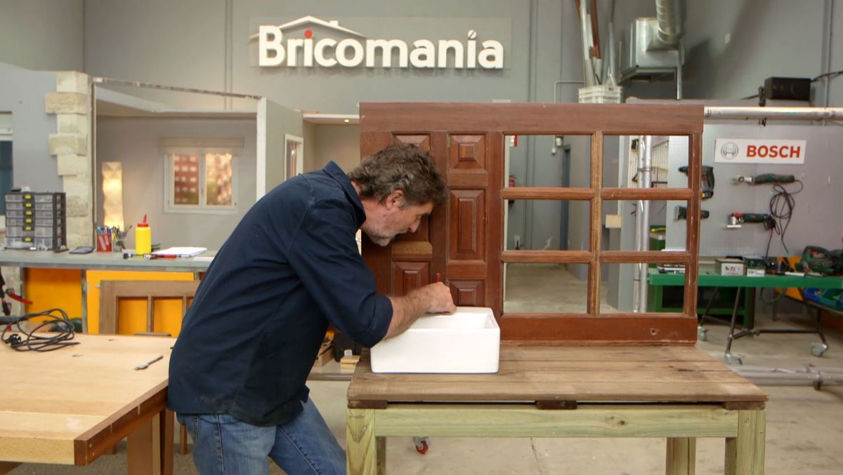 Cómo hacer un fregadero de exterior paso 9