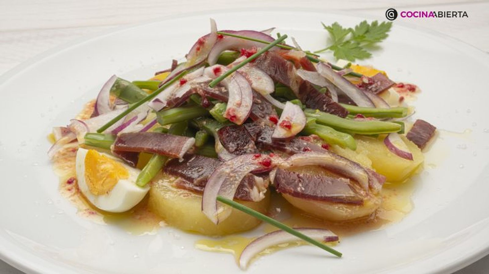 Ensalada de patata y judías verdes