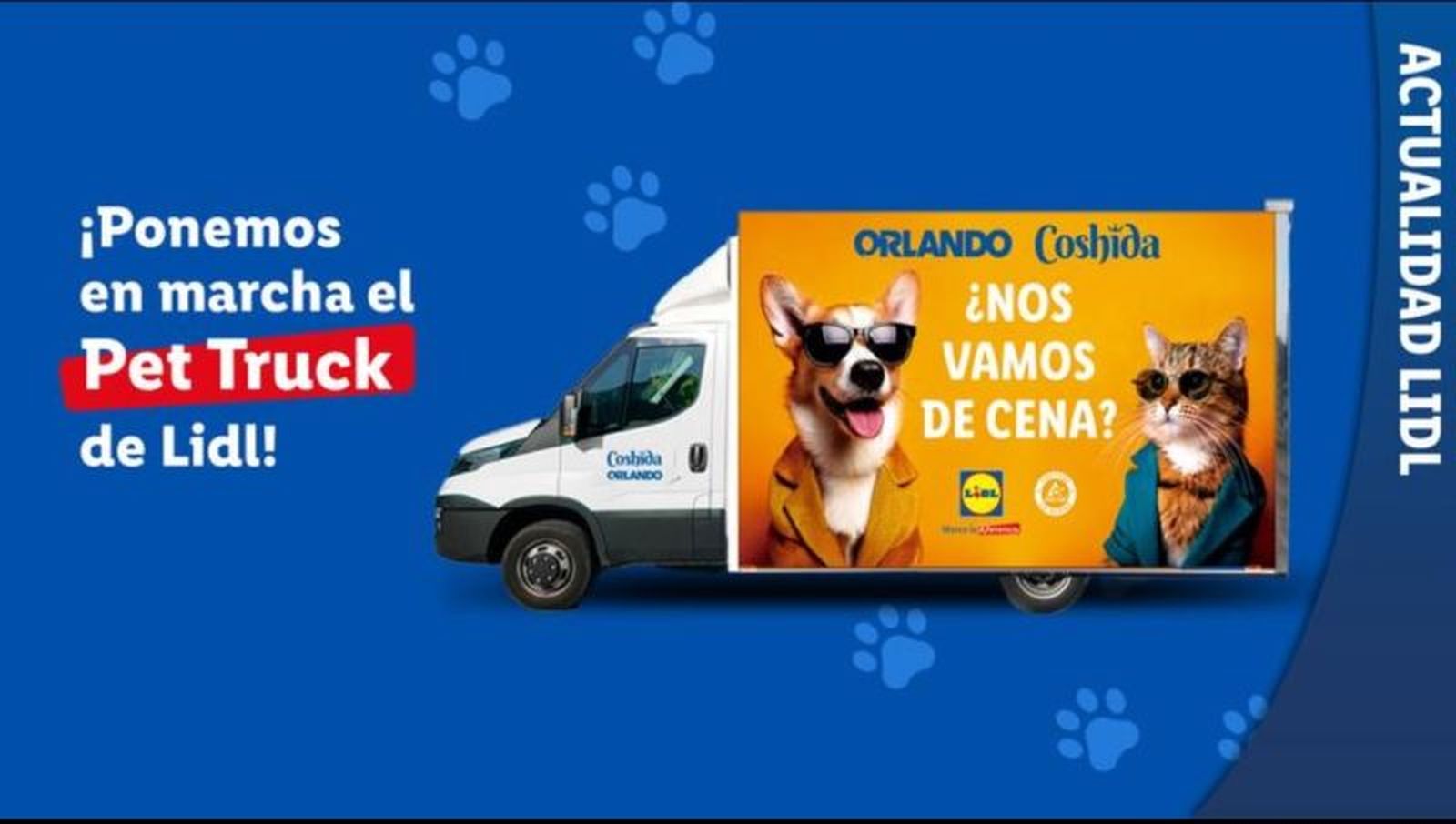 El Pet Truck de Lidl visitará 11 ciudades españolas. El Pet Truck de Lidl visitará 11 ciudades españolas.