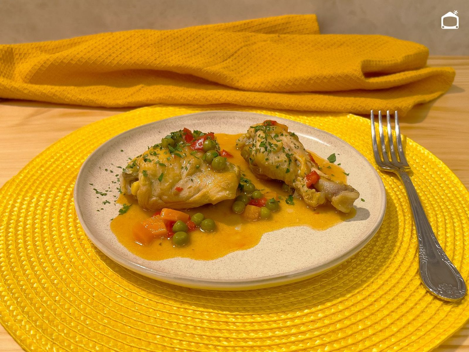 Pollo a la jardinera