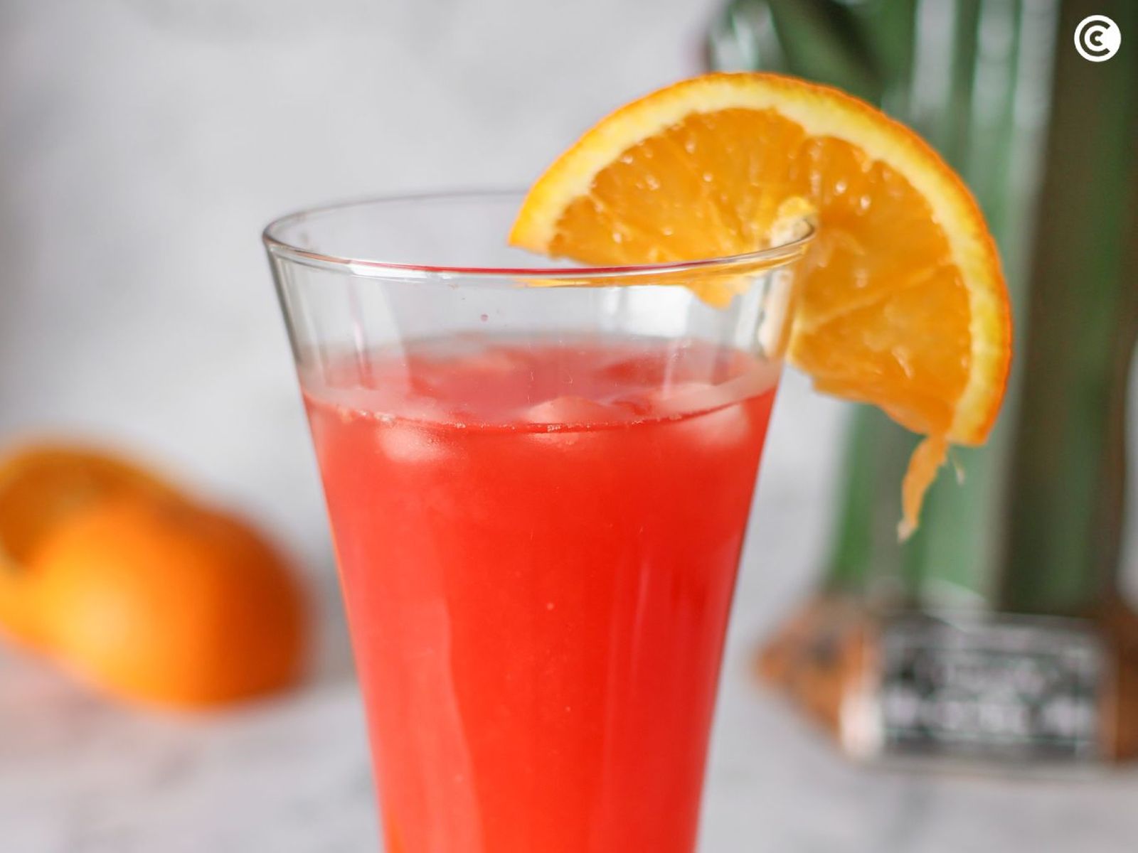 Cóctel Tequila Sunrise Cóctel Tequila Sunrise