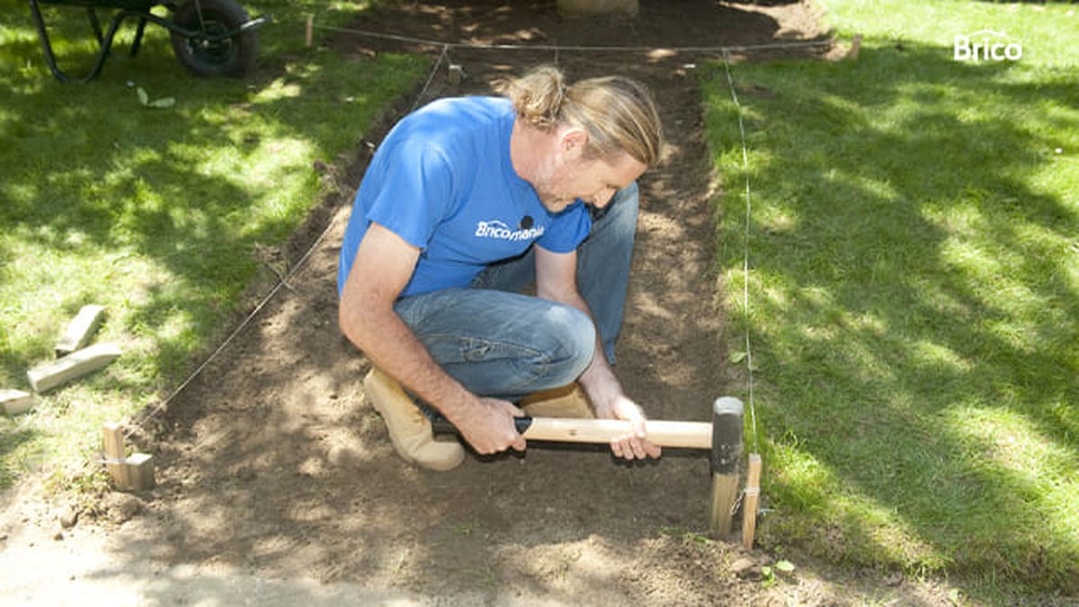 Bricomania 621 camino de piedras paso 6