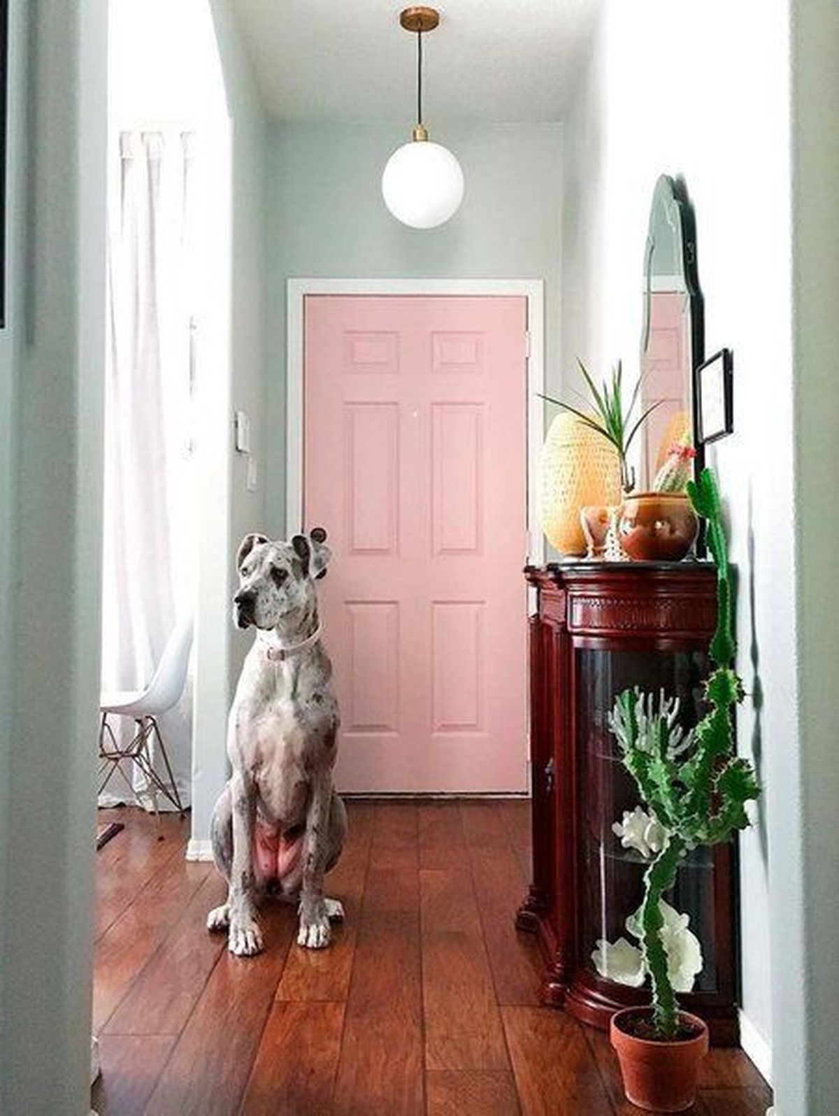 blanco puerta rosa pinterest mi casa revista