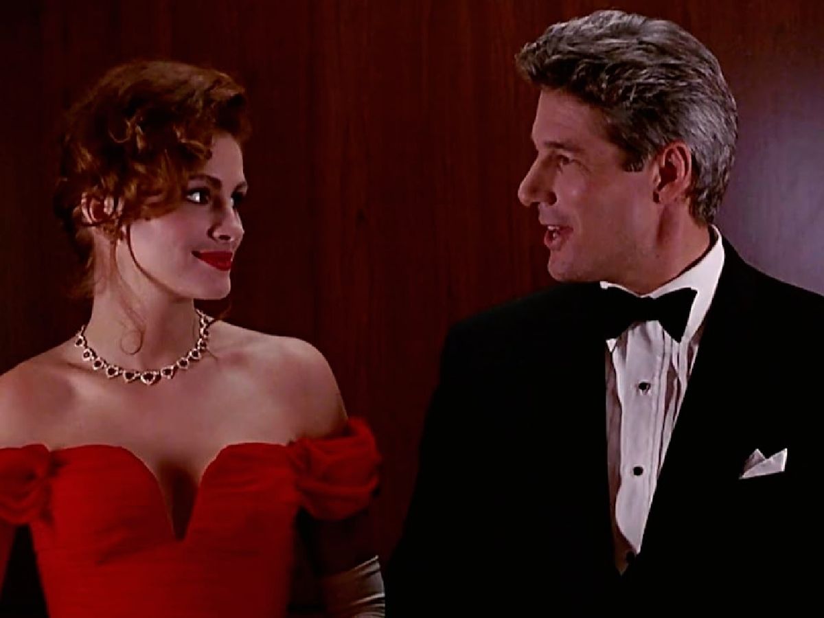 Escena de Pretty Woman protagonizada por Richard Gere y Julia Roberts