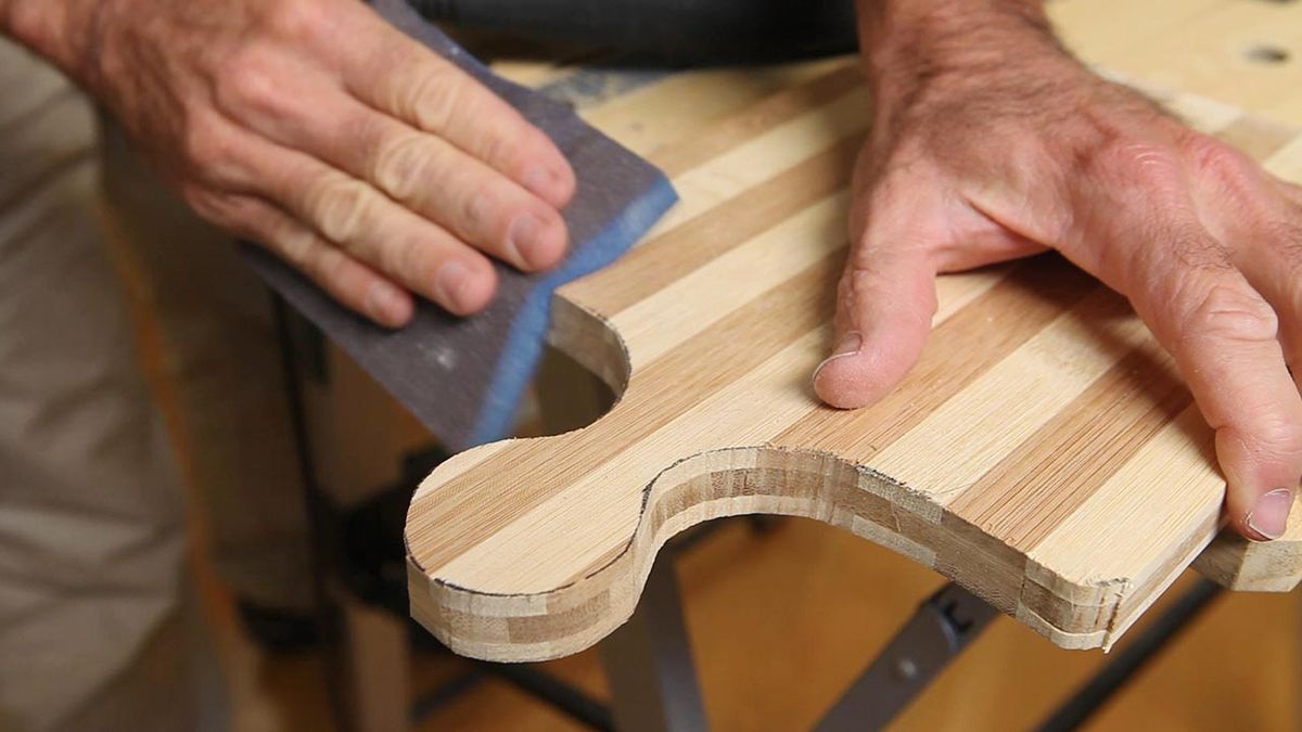 Cómo hacer un atril de cocina de madera paso 6