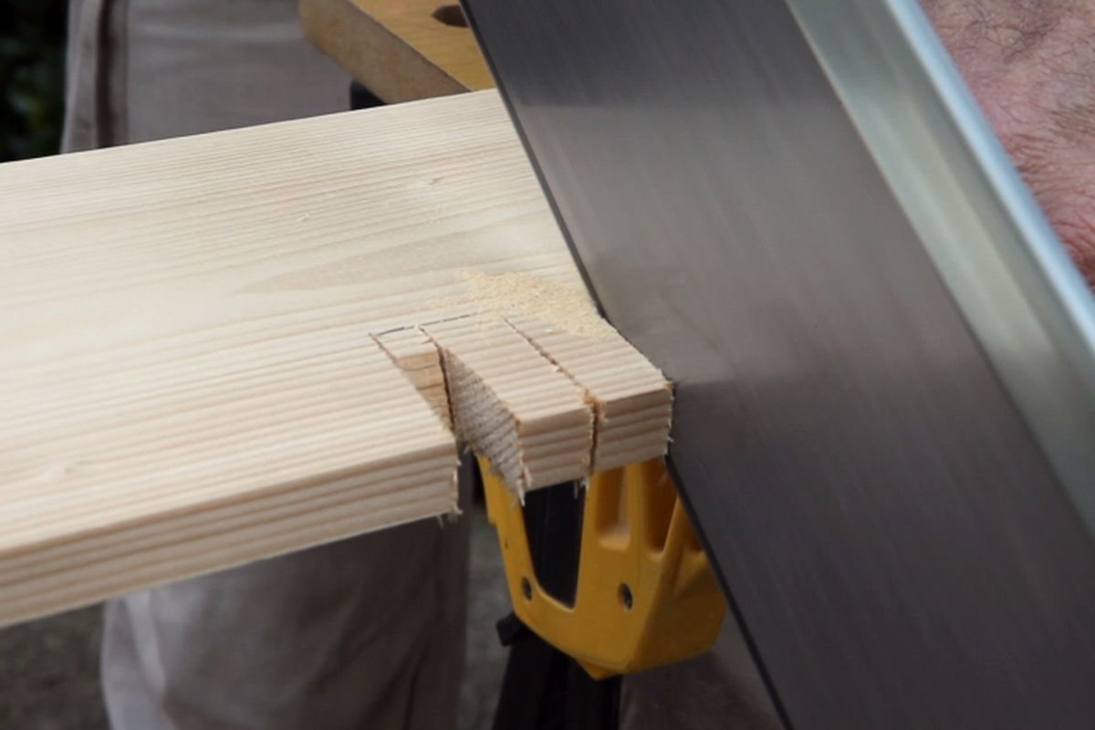 Cómo hacer cajeados en madera paso 2