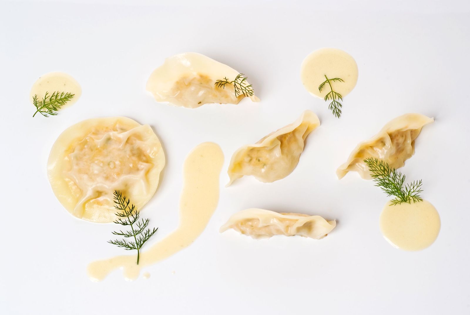 Raviolis de salmón