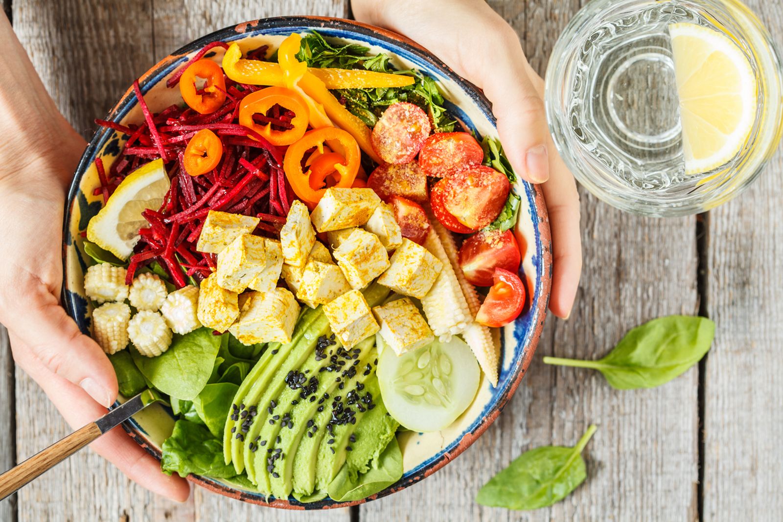 buddha bowl vegetal tofu buddha bowl vegetal tofu