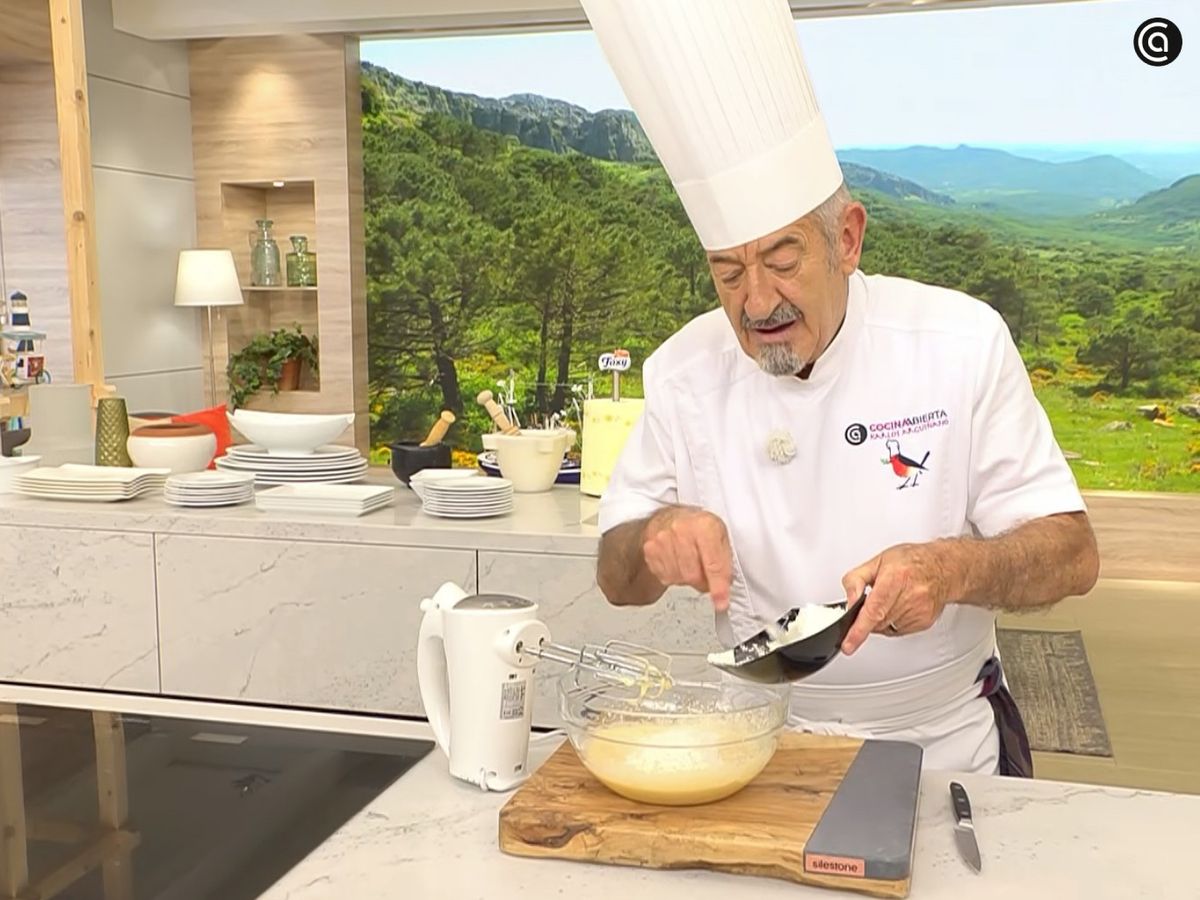 Tortitas de yogur con fresas - paso 2