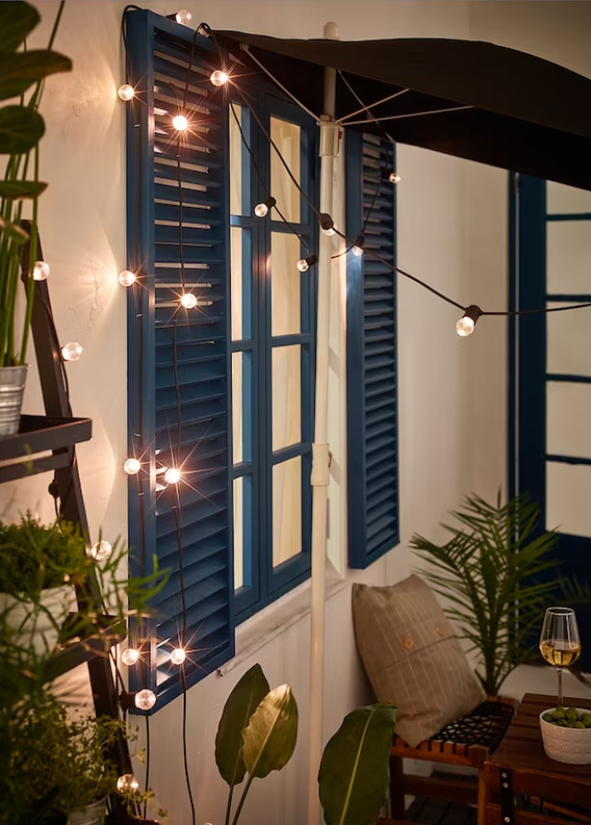 guirnalda luces terraza ikea