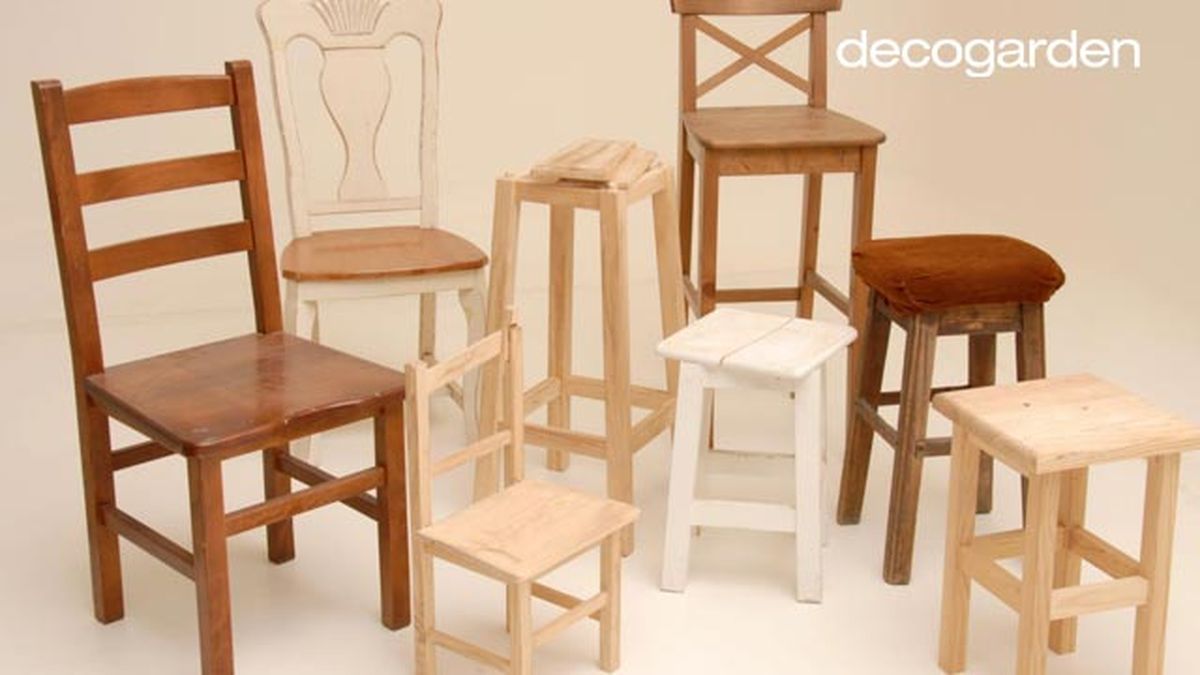 Pintar sillas de madera paso 1