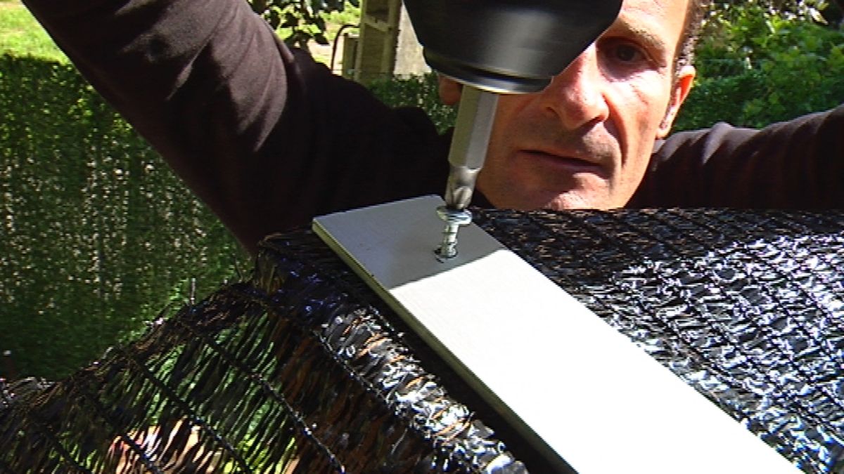 Malla para sombrear paso 8