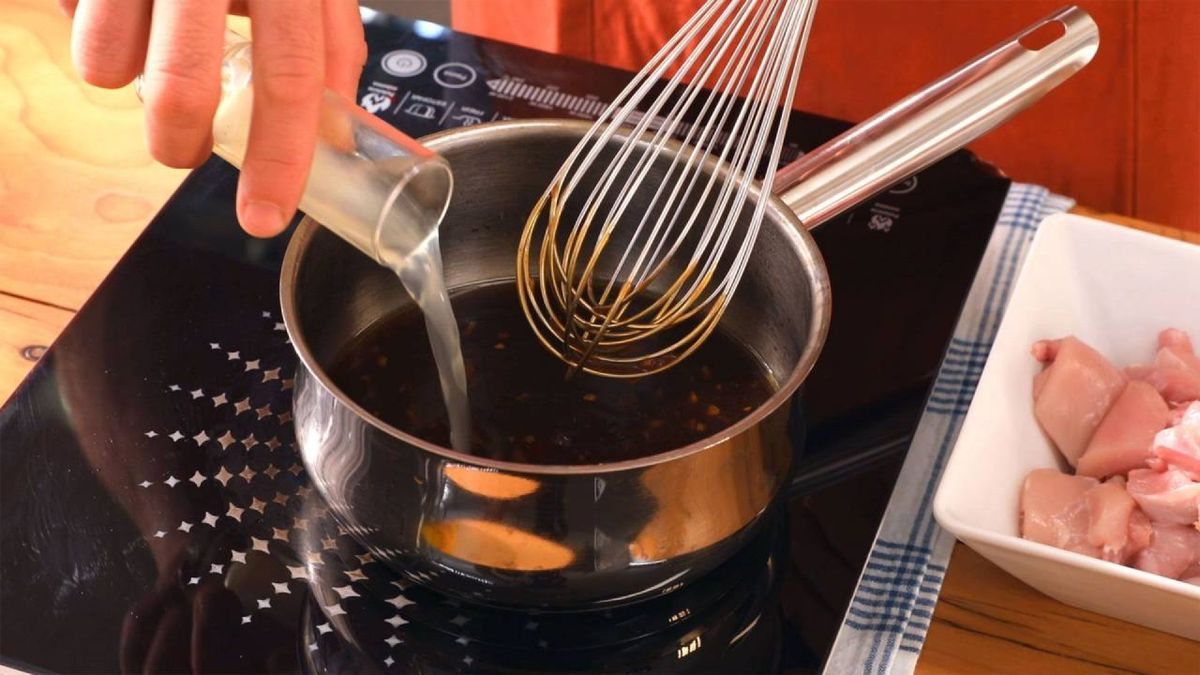 Yakitori, brocheta de pollo al estilo japonés  paso 3