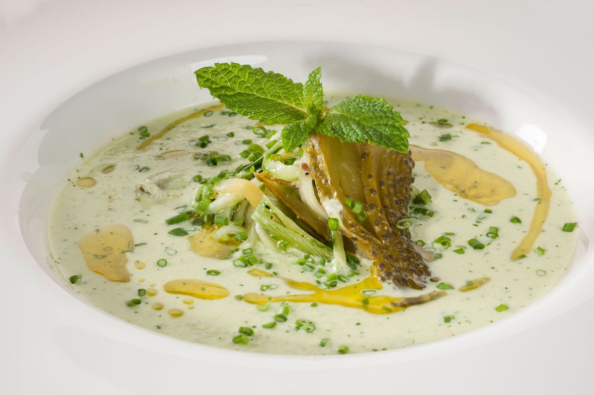 Crema de pepino al curry verde guty carvajal cocina abierta