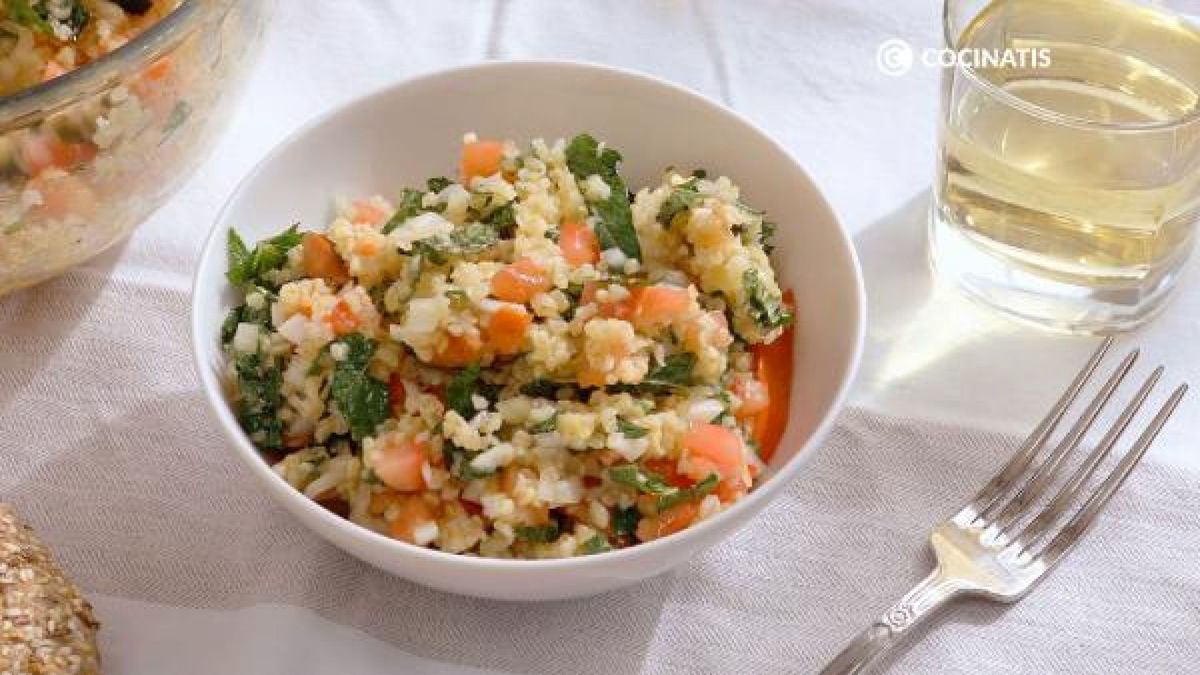 Receta tabulé  paso 5