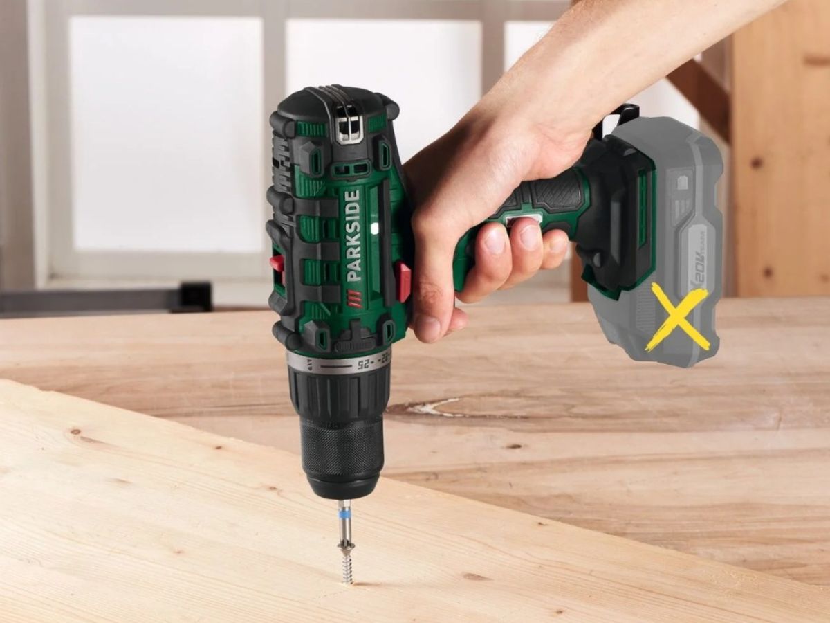 Atornilladora taldradora Parkside