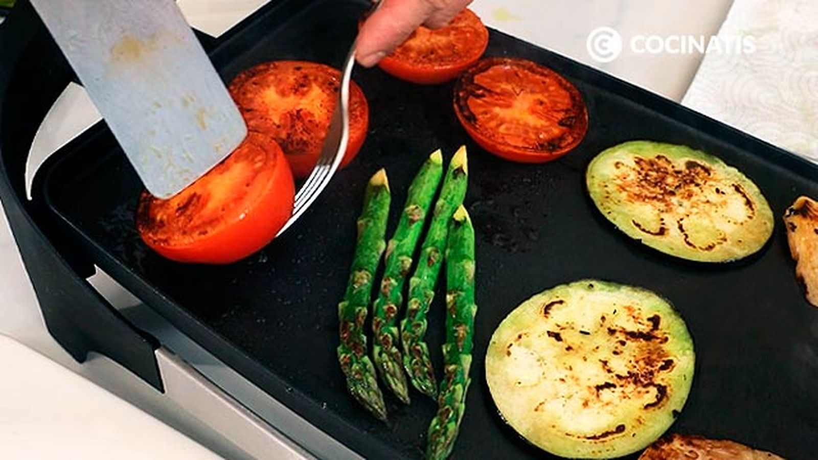 Receta de parrilla de verduras paso 4 Receta de parrilla de verduras paso 4