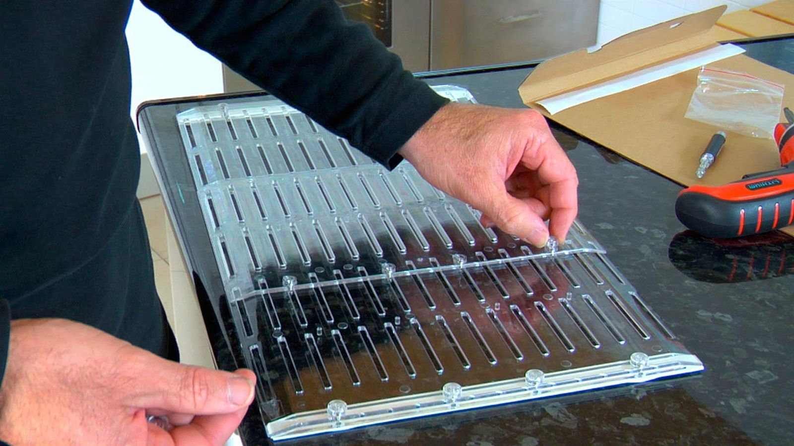 Protector de horno paso 3 Protector de horno paso 3