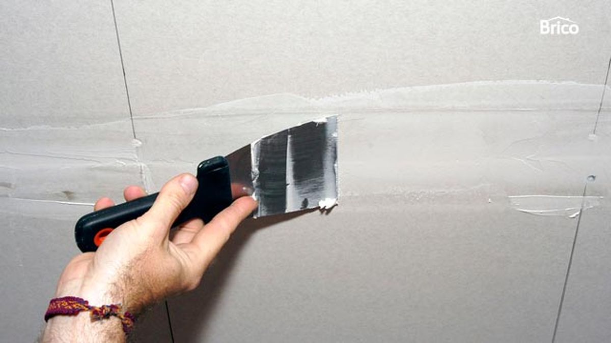 Techo de yeso laminado paso 15