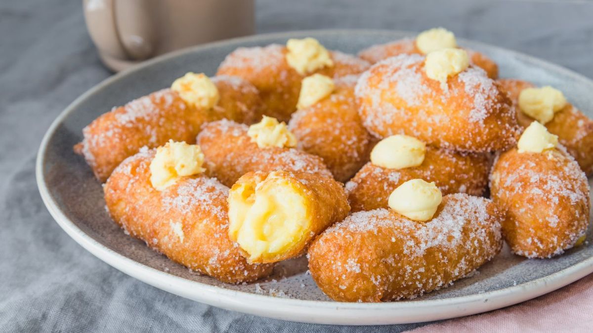 Croquetas dulces de crema pastelera