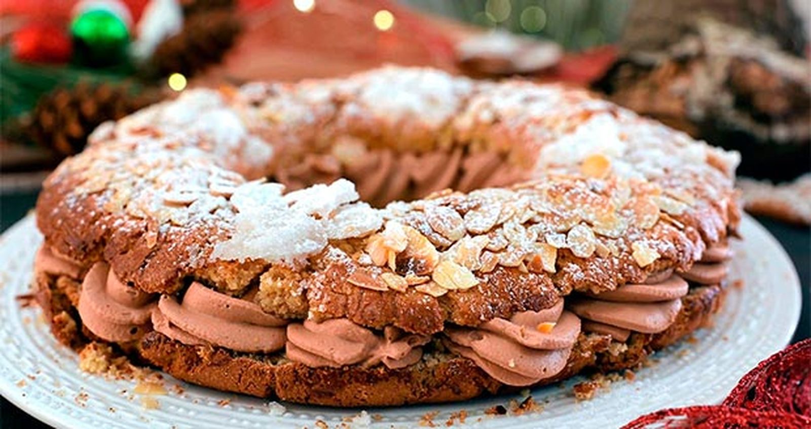 Roscón de Reyes sin gluten relleno de chocolate 620x328 Roscón de Reyes sin gluten relleno de chocolate 620x328