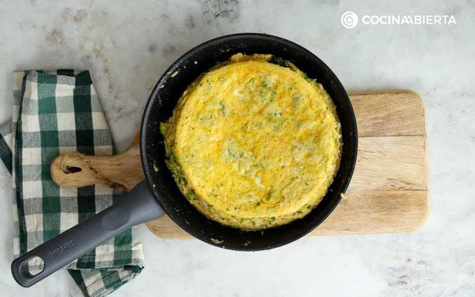 Cocina la tortilla de brócoli Cocina la tortilla de brócoli