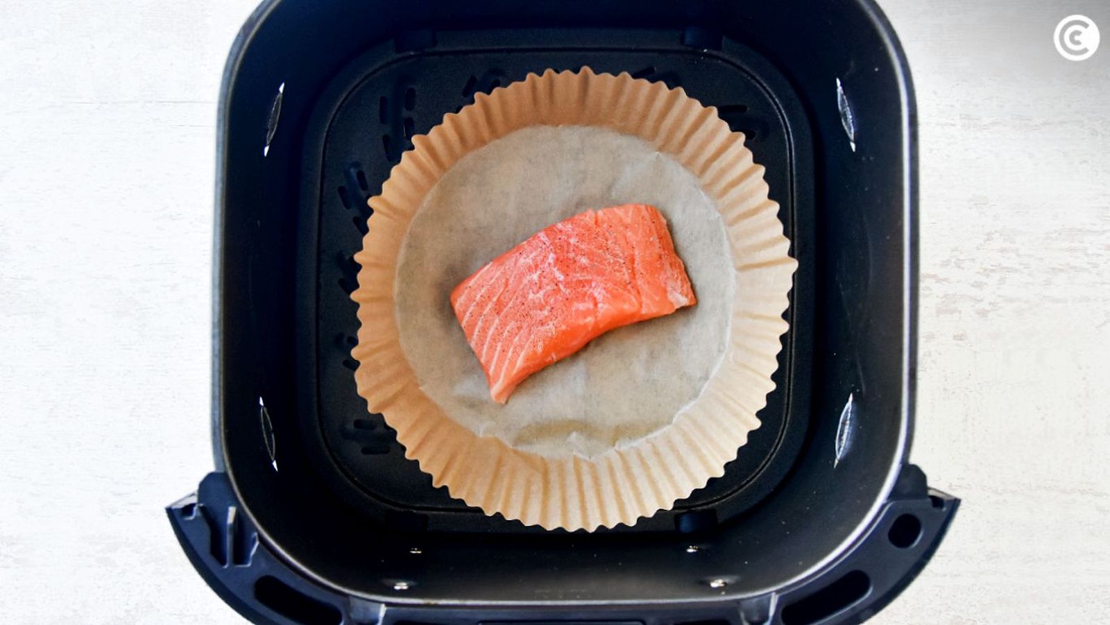 Salmón en la freidora de aire