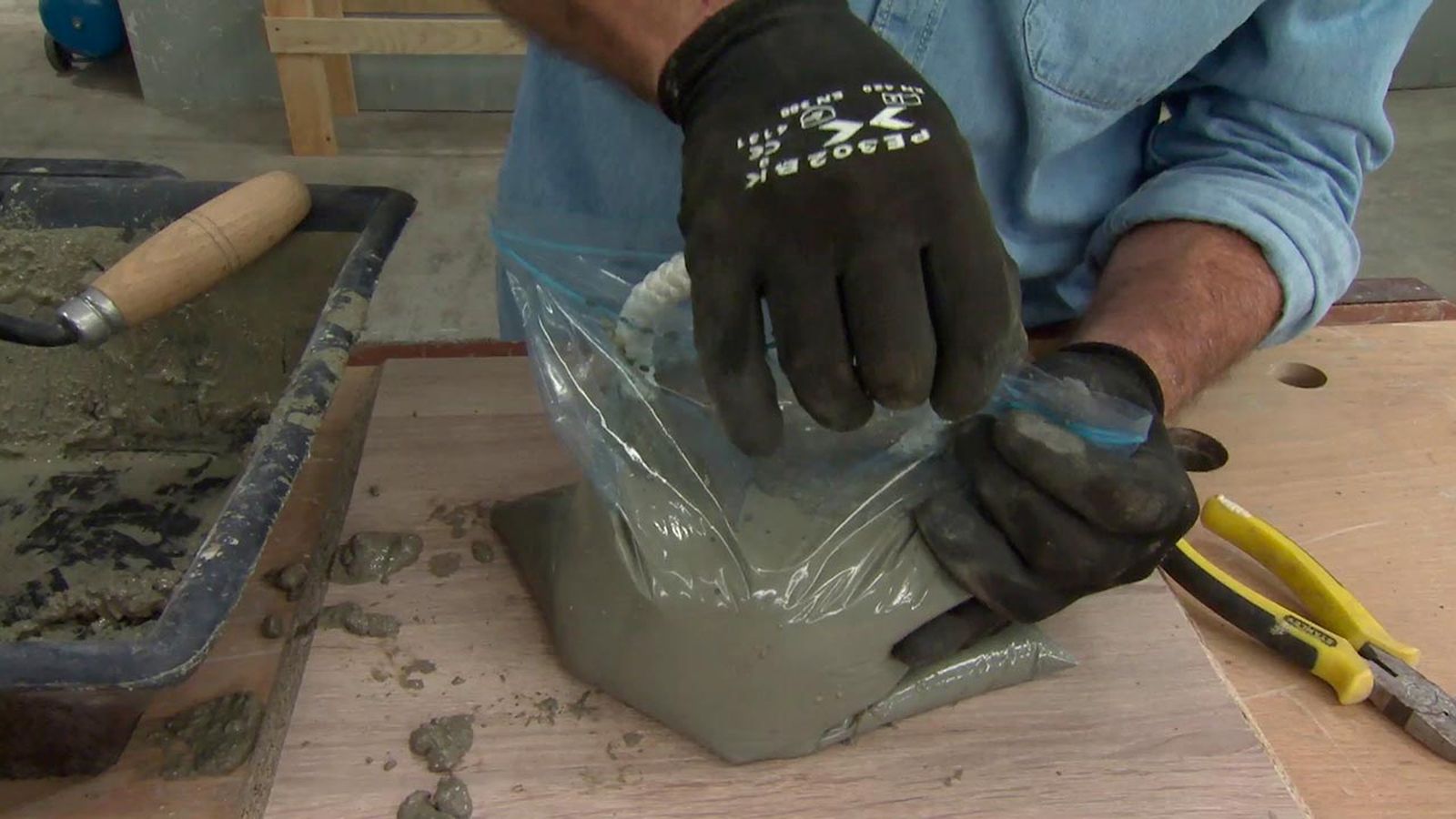 Como hacer topes de cemento para puertas paso 7 Como hacer topes de cemento para puertas paso 7