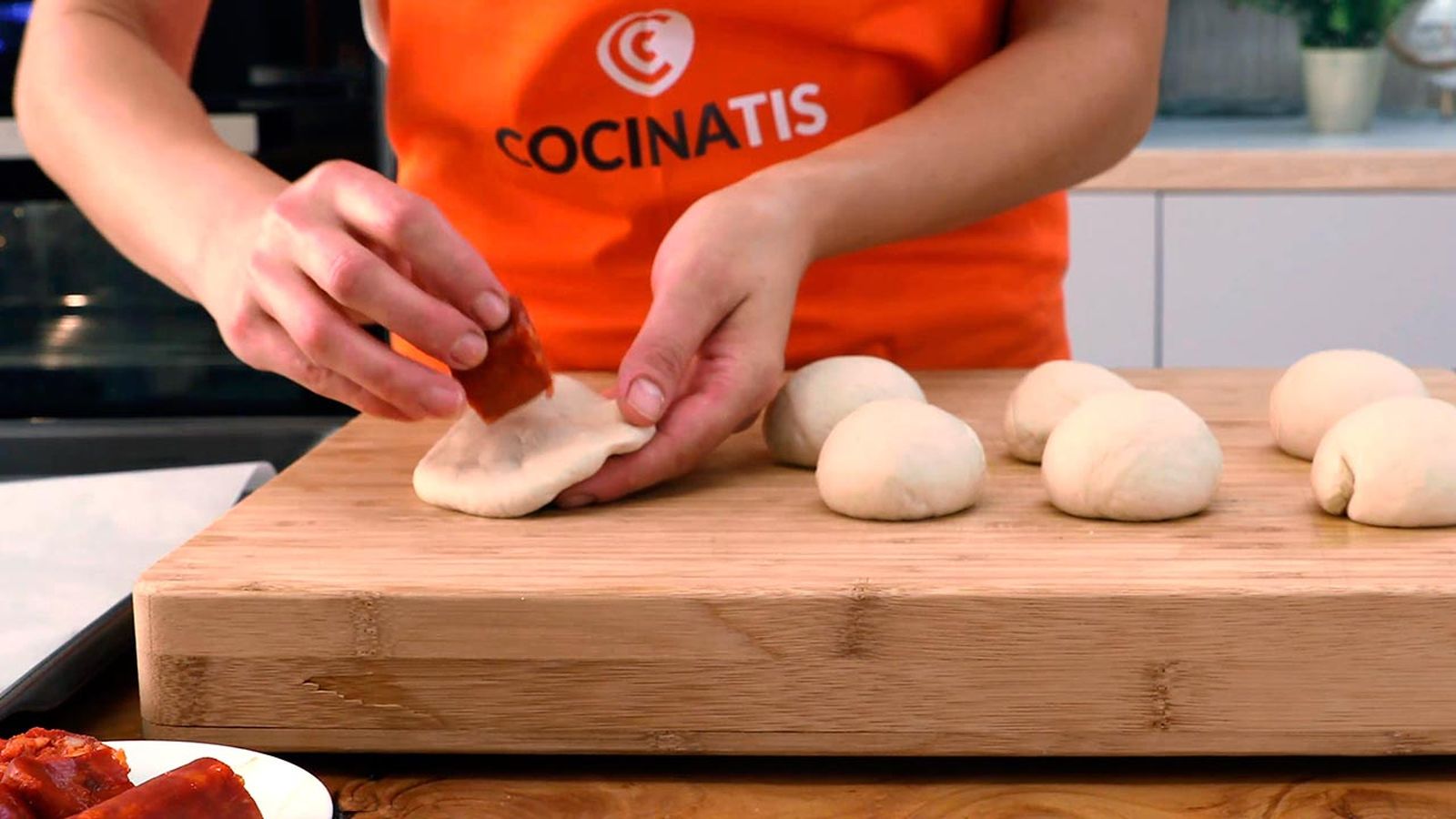 Receta de bollos preñaos paso 5 Receta de bollos preñaos paso 5