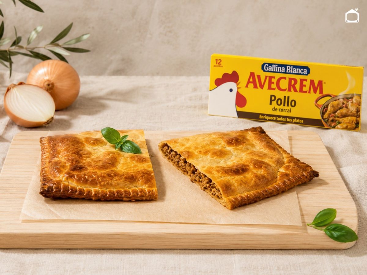 Espera unos minutos antes de cortar y servir la empanada de carne picada