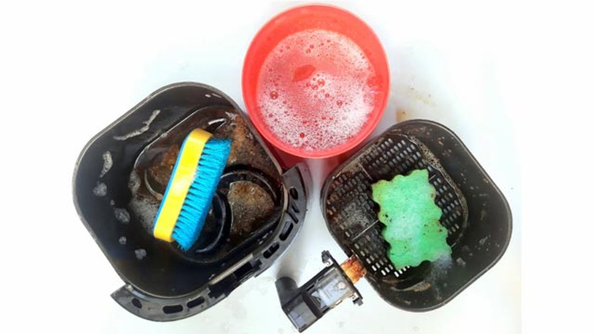 como limpiar una freidora de aire paso paso