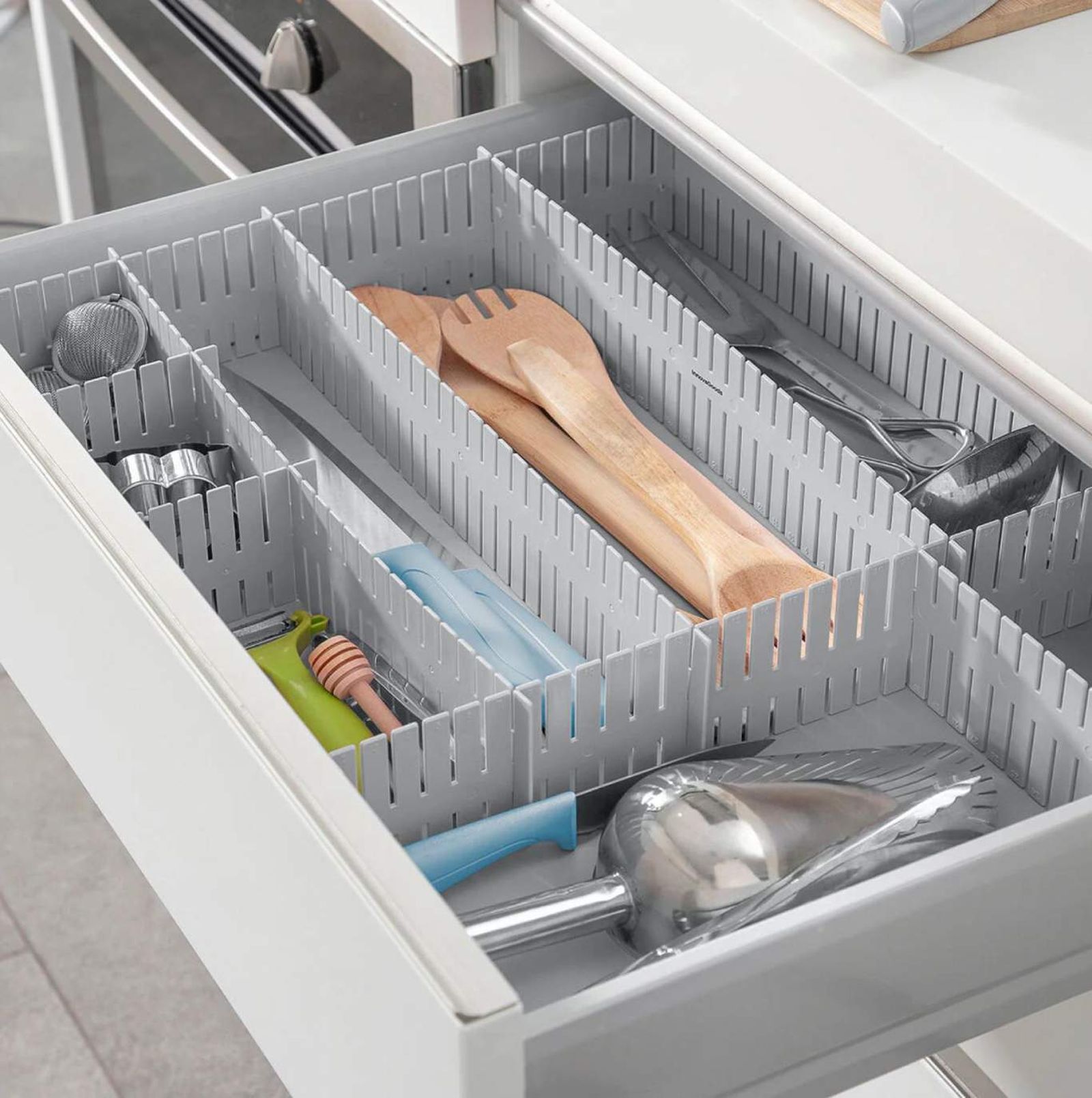 Organizador de cajones ajustable Condor InnovaGoods 16 Unidades. Organizador de cajones ajustable Condor InnovaGoods 16 Unidades.