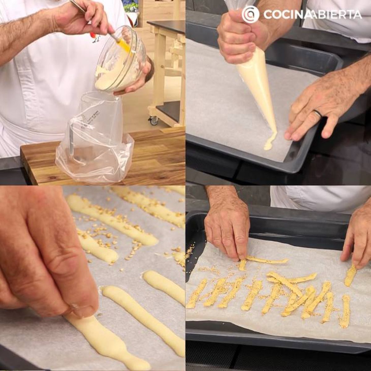 palitos de pan para pate de anacardos receta pasos