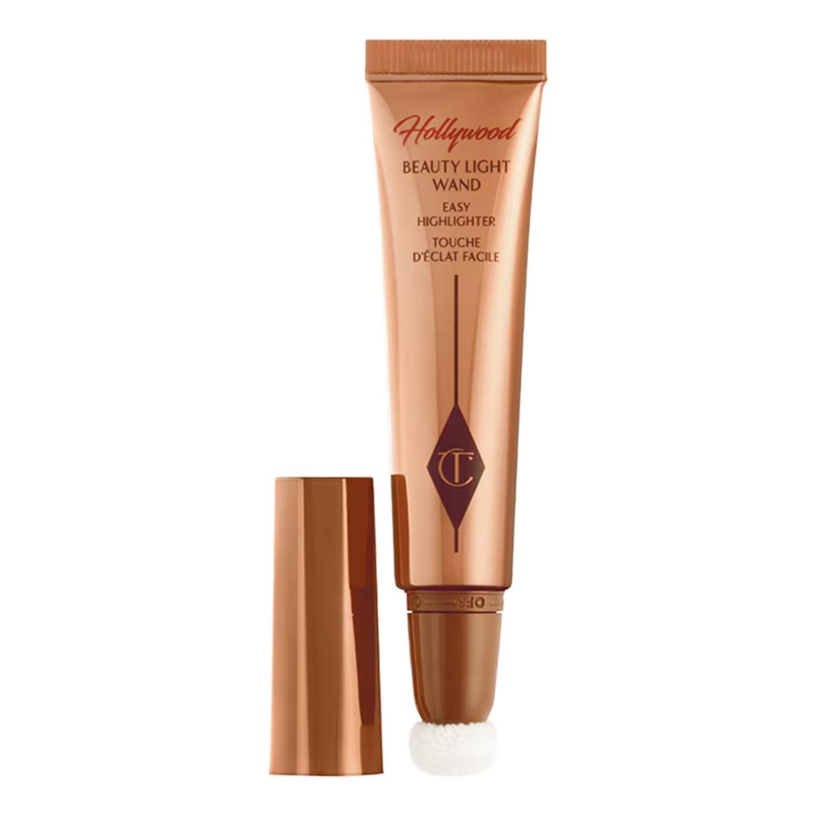 Iluminador líquido Beauty Light Wand de Charlotte Tilbury en el tono spotlight.