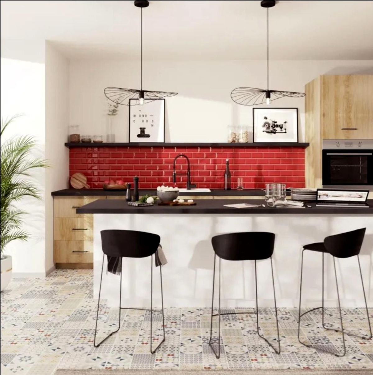 Suelo vinílico clic forte Elin Colour BL000 ARTENS