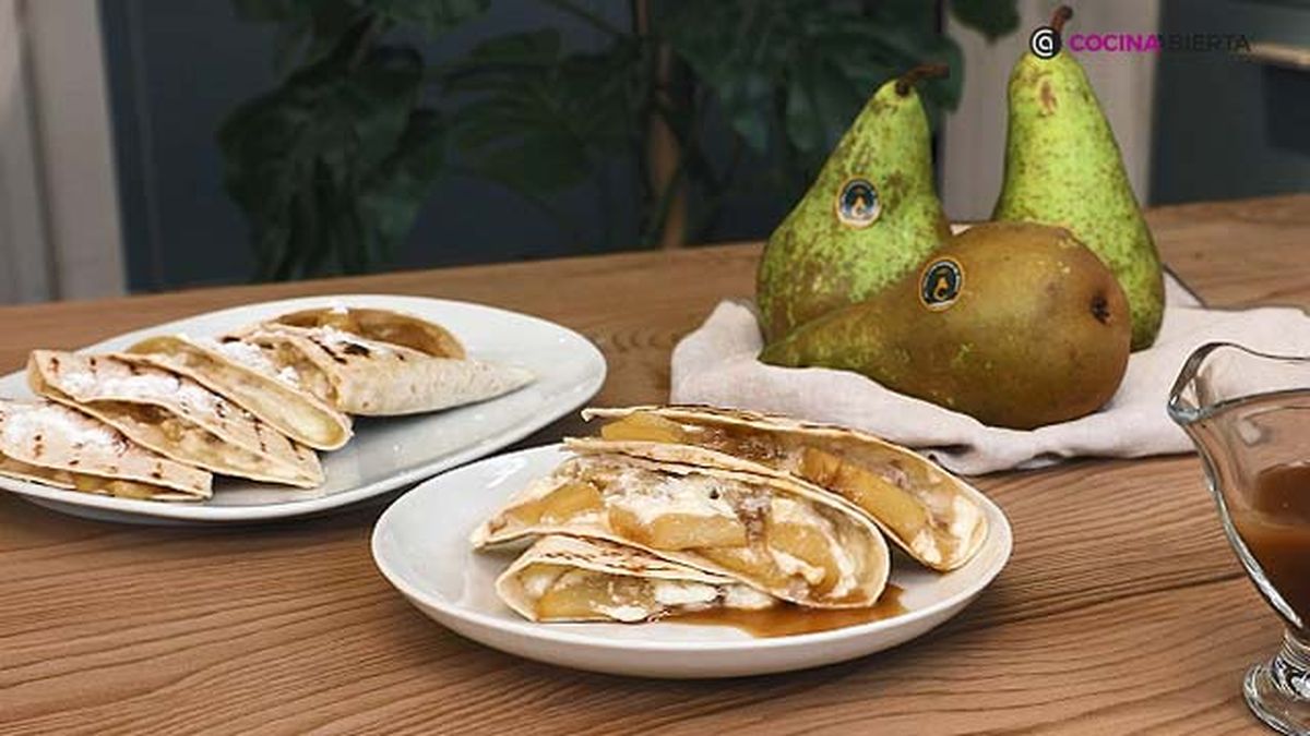 quesadilla pera pres