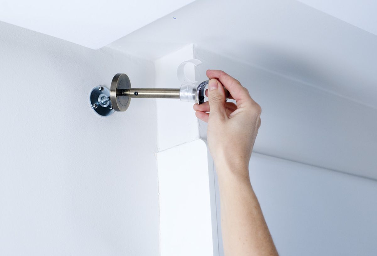 Barra de cortina doble   paso 6