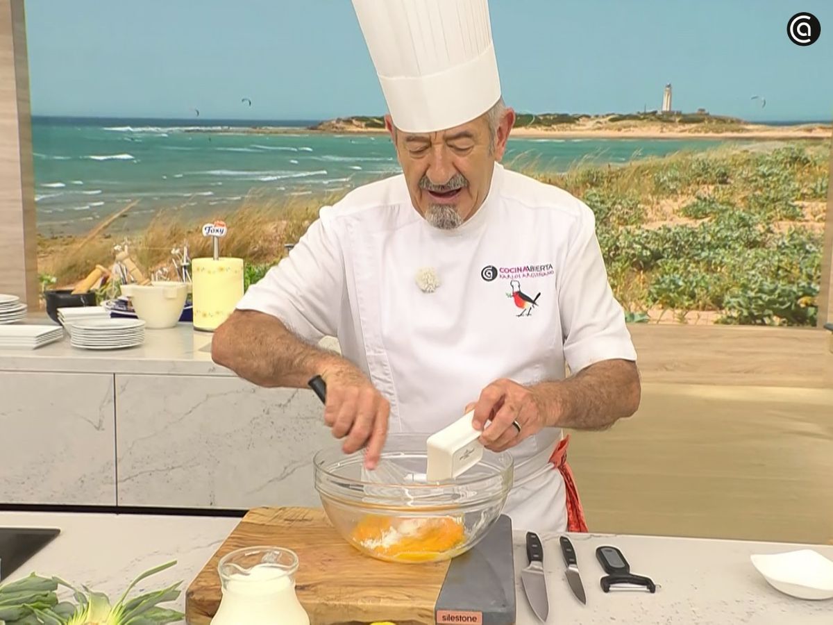 Piña rellena - paso 1