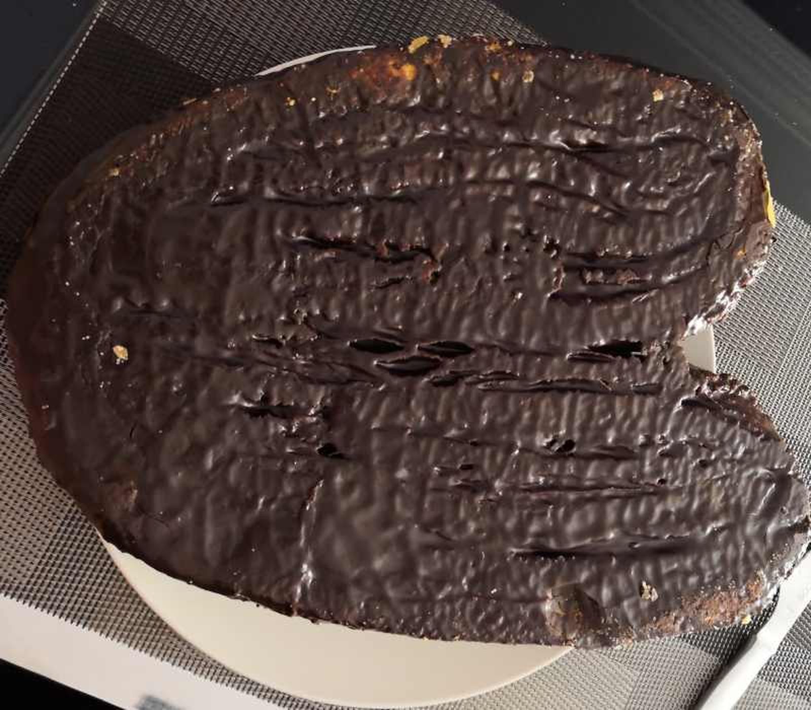 La palmera gigante de chocolate que compré en mi última visita La palmera gigante de chocolate que compré en mi última visita