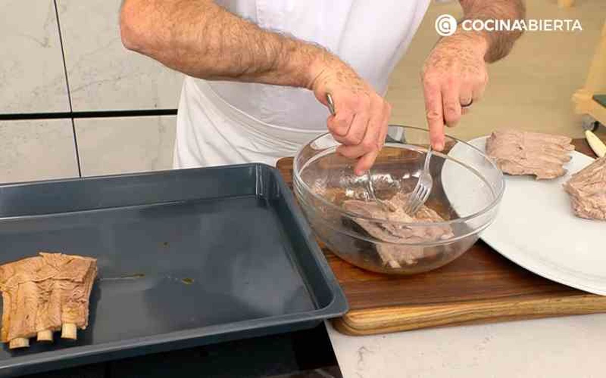 Marina las costillas de cerdo