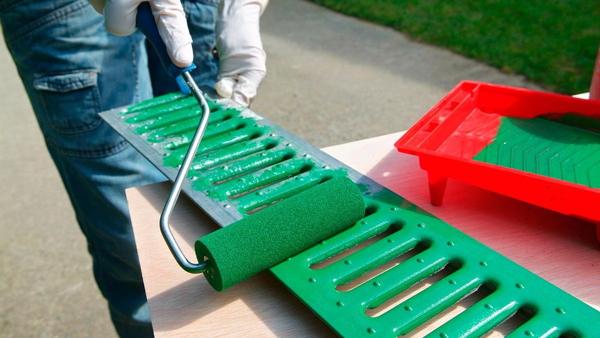 Pintar rejilla de desagüe paso 4