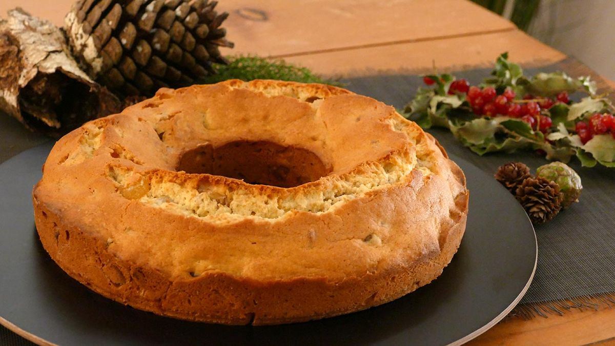 Receta de bizcocho de Navidad   paso 7