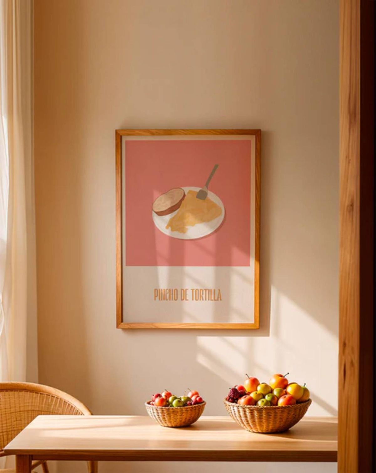 Ilustración Pincho de tortilla.